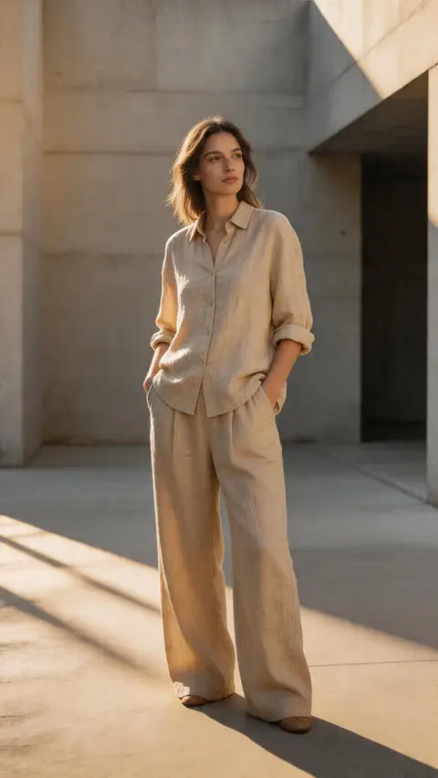 Sunlit Neutrals outfit